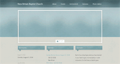 Desktop Screenshot of newbritainbaptistchurch.org