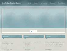 Tablet Screenshot of newbritainbaptistchurch.org